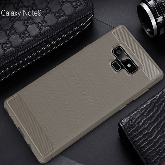 Microsonic Samsung Galaxy Note 9 Kılıf Room Silikon Gri 3