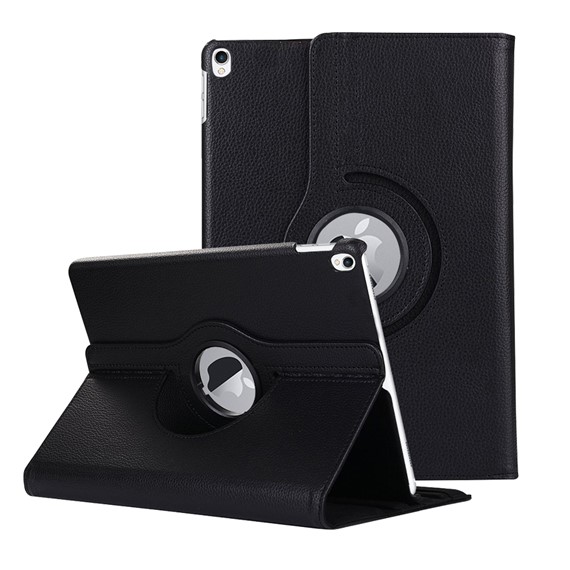 Microsonic iPad Pro 10 5 Kılıf 360 Dönerli Stand Deri Siyah 1