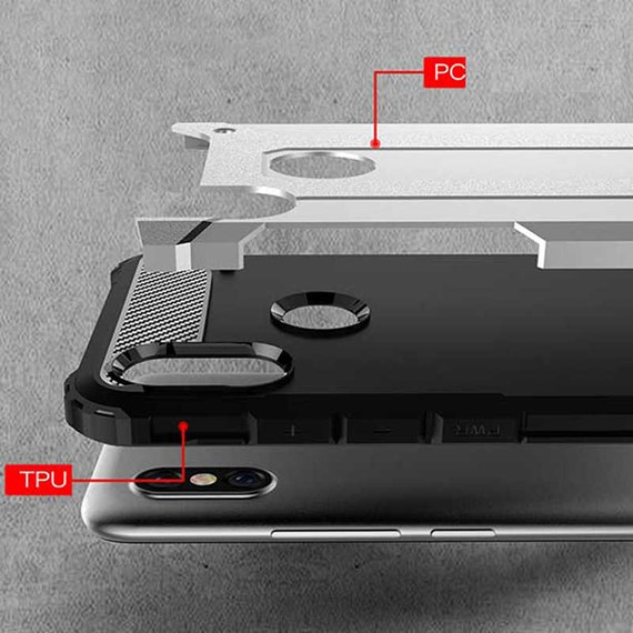Microsonic Xiaomi Redmi S2 Kılıf Rugged Armor Rose Gold 3