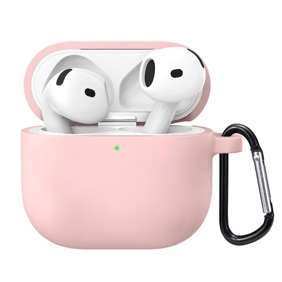 Microsonic Airpods 4 Nesil ANC Liquid Silicone Lansman Pembe 1