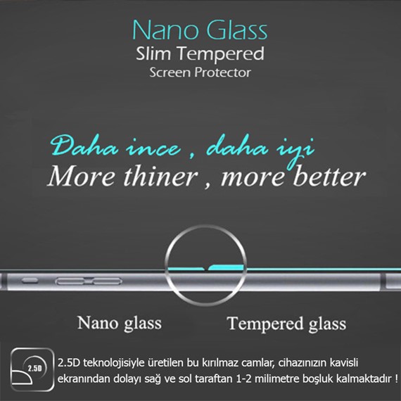Microsonic Universal 8 inç Tablet Nano Glass Cam Ekran Koruyucu 3