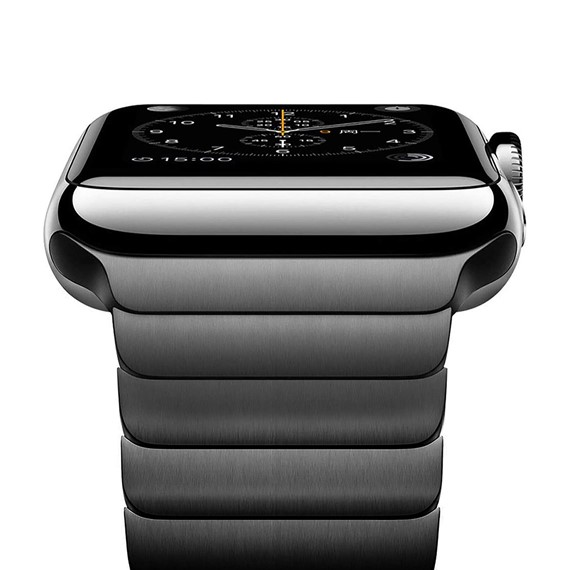 Microsonic Apple Watch Ultra 2 Kordon Link Bracelet Band Siyah 4