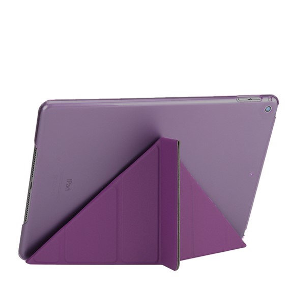 Microsonic Apple iPad 10 2 7 Nesil A2197-A2200-A2198 Folding Origami Design Kılıf Mor 2