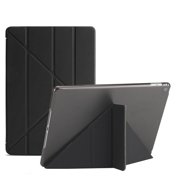 Microsonic Apple iPad 10 2 9 Nesil A2602-A2604-A2603-A2605 Folding Origami Design Kılıf Siyah 1
