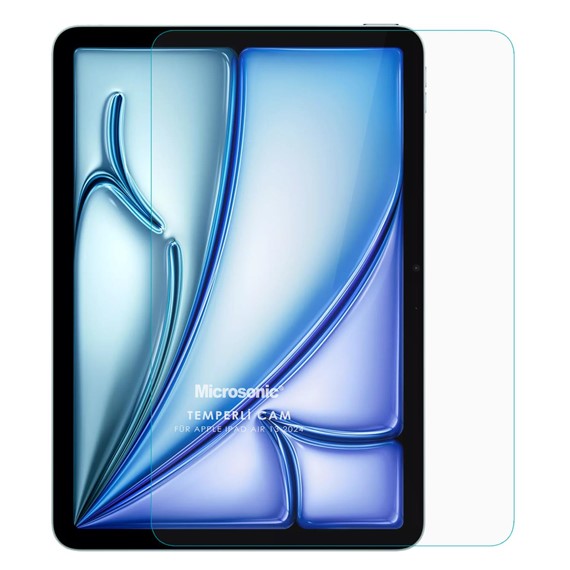 Microsonic Apple iPad Air 13 2024 A2898-A2899 Tempered Glass Cam Ekran Koruyucu 1