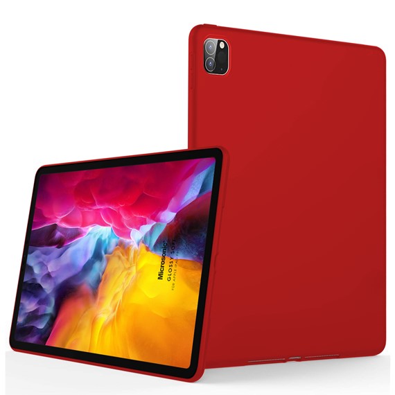 Microsonic Apple iPad Pro 11 2022 4 Nesil Kılıf A2759-A2435-A2761-A2762 Matte Silicone Kırmızı 1