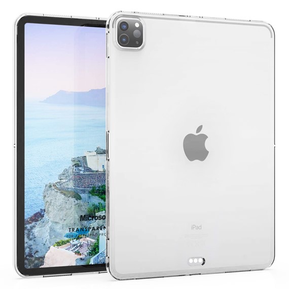 Microsonic Apple iPad Pro 11 2021 3 Nesil Kılıf A2377-A2459-A2301-A2460 Transparent Soft Beyaz 1