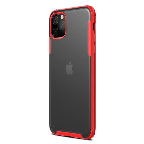 Microsonic Apple iPhone 11 Pro Max 6 5 Kılıf Frosted Frame Kırmızı 2