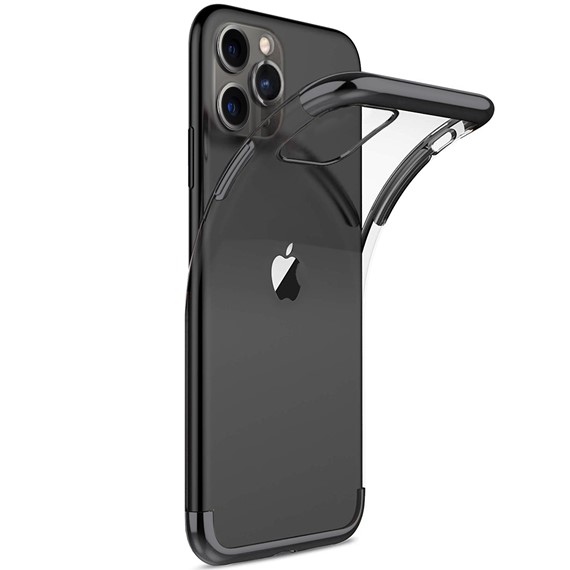 Microsonic Apple iPhone 11 Pro Max 6 5 Kılıf Skyfall Transparent Clear Siyah 2