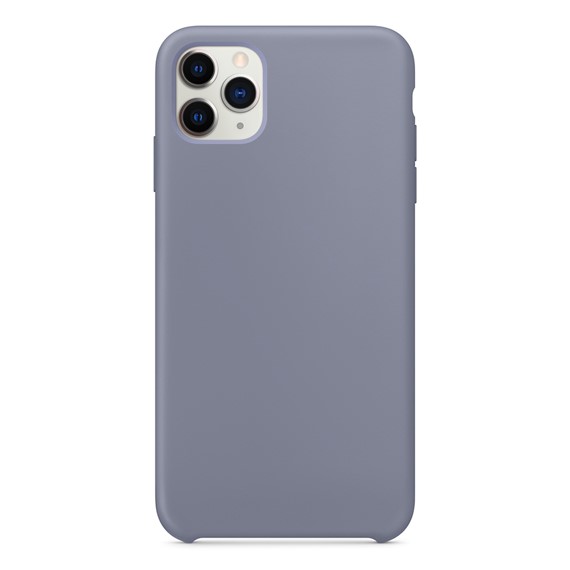 Microsonic Apple iPhone 11 Pro Max 6 5 Kılıf Liquid Lansman Silikon Lavanta Grisi 2