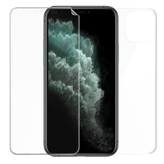 Microsonic Apple iPhone 11 Pro Max 6 5 Ön Arka Kavisler Dahil Tam Ekran Kaplayıcı Film 1