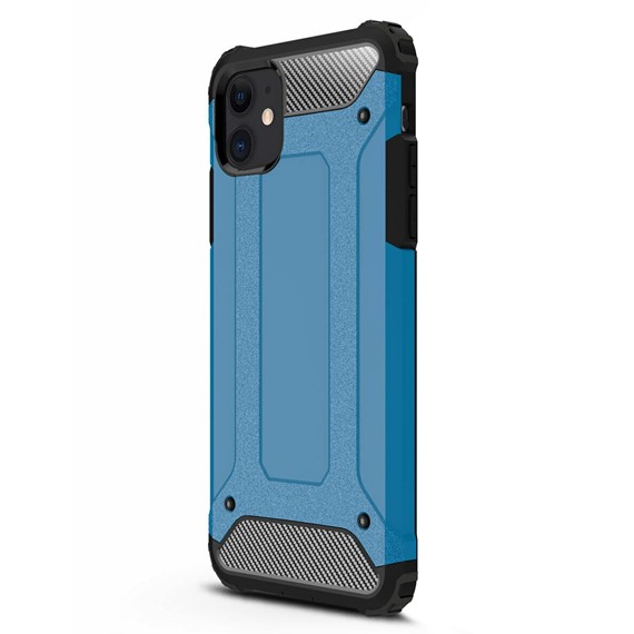 Microsonic Apple iPhone 12 Kılıf Rugged Armor Mavi 2