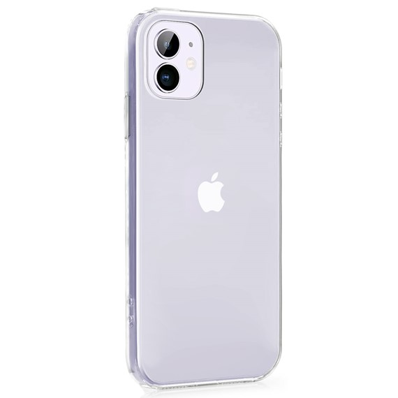 Microsonic Apple iPhone 12 Kılıf Transparent Soft Beyaz 2