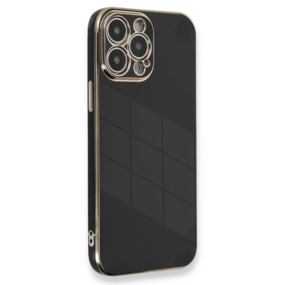 Microsonic Apple iPhone 15 Pro Kılıf Olive Plated Siyah 1