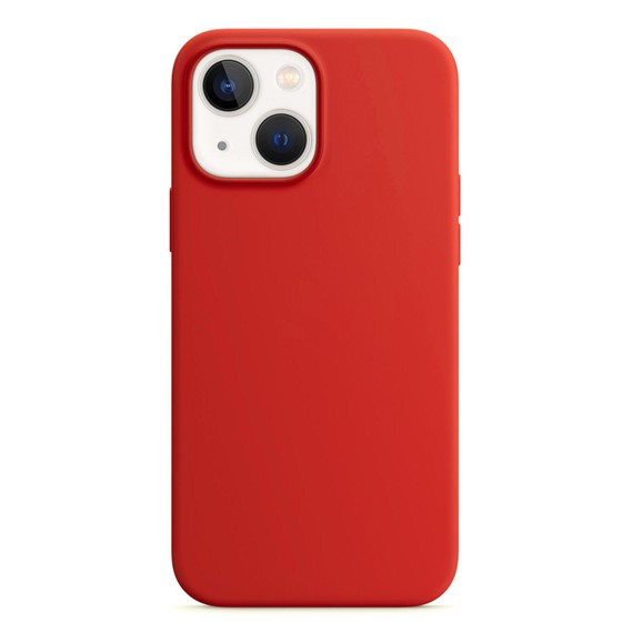 Microsonic Apple iPhone 15 Kılıf Liquid Lansman Silikon Kırmızı 2