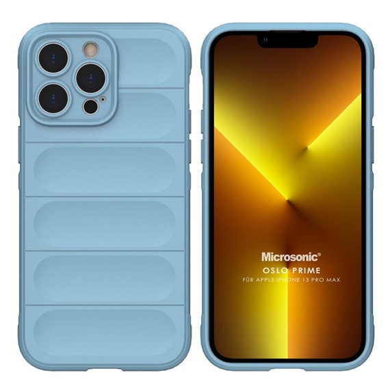 Microsonic Apple iPhone 13 Pro Max Kılıf Oslo Prime Mavi 1