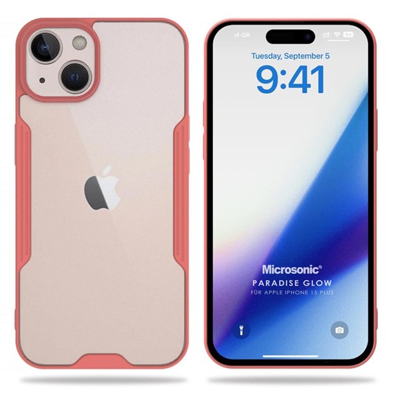 Microsonic Apple iPhone 15 Plus Kılıf Paradise Glow Pembe 1