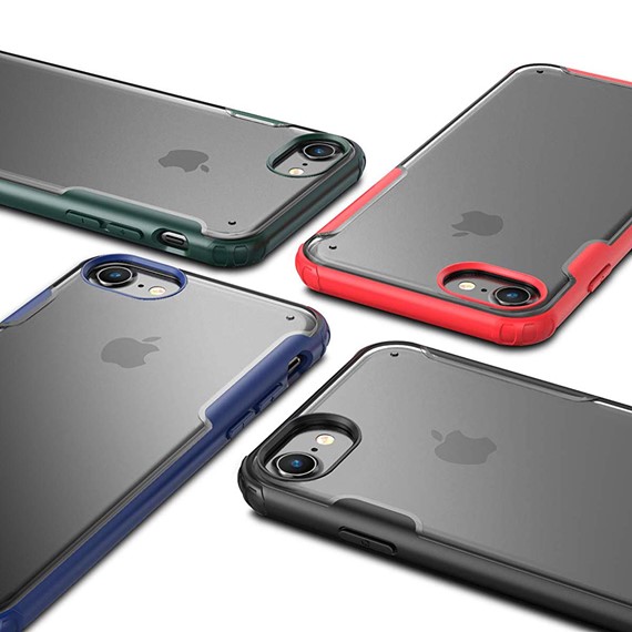 Microsonic Apple iPhone 6 Plus Kılıf Frosted Frame Kırmızı 5
