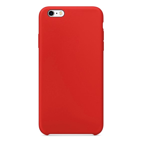 Microsonic Apple iPhone 6 Plus Kılıf Liquid Lansman Silikon Kırmızı 2