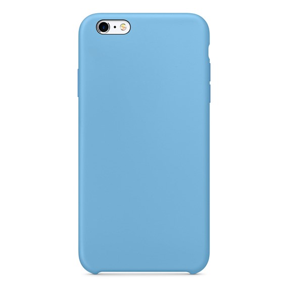 Microsonic Apple iPhone 6 Plus Kılıf Liquid Lansman Silikon Kantaron Mavisi 2