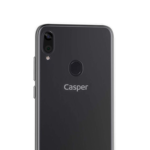 Microsonic Casper Via E3 Kılıf Transparent Soft Beyaz 3