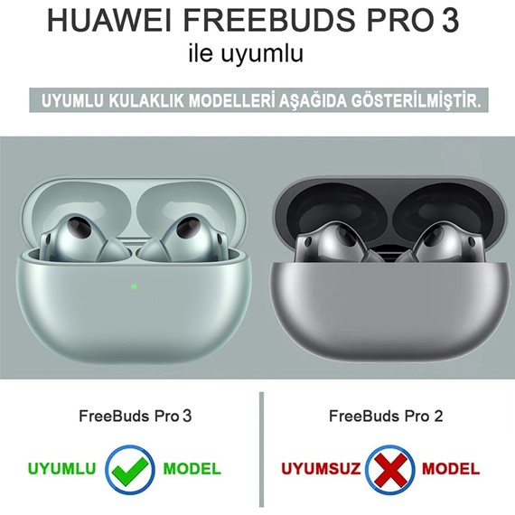 Microsonic Huawei FreeBuds Pro 3 Kılıf Cartoon Figürlü Silikon Crtn-Fgr-Ct-Dnzr-Ysl 3