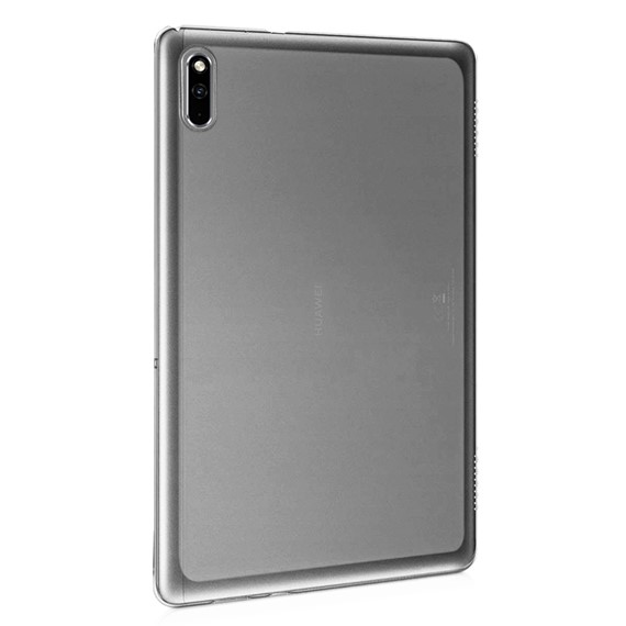 Microsonic Huawei MatePad Pro 10 8 Kılıf Transparent Soft Beyaz 2