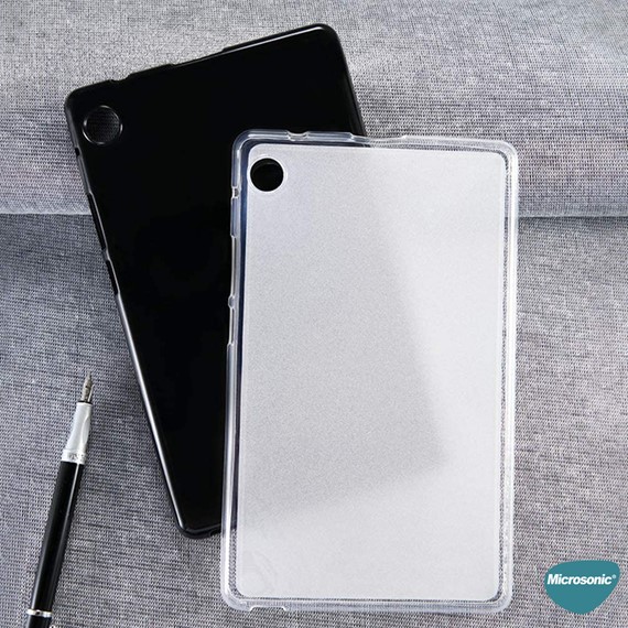 Microsonic Huawei MatePad T8 8 Kılıf Transparent Soft Beyaz 5