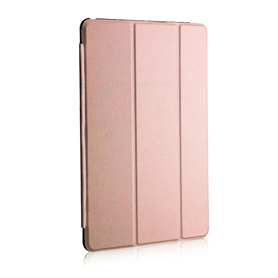 Microsonic Huawei MediaPad T3 10 Kılıf Slim Translucent Back Smart Cover Rose Gold 2