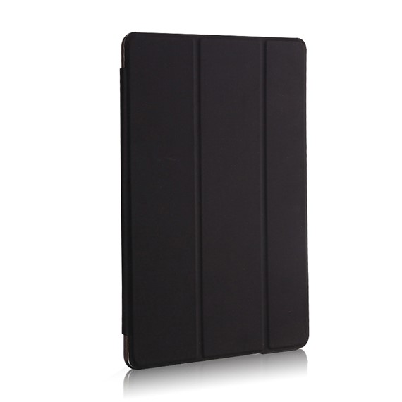 Microsonic Huawei MediaPad T3 10 Kılıf Slim Translucent Back Smart Cover Siyah 2