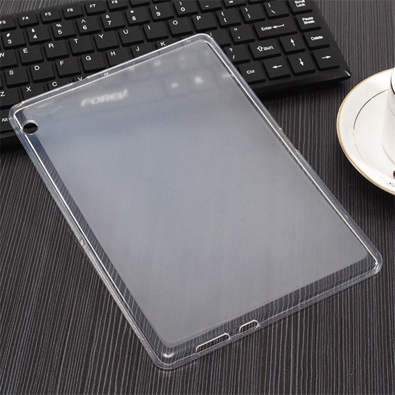 Microsonic Huawei MediaPad T3 10 Kılıf Transparent Soft Beyaz 3