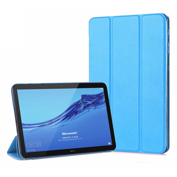 Microsonic Huawei MediaPad T5 10 Smart Case ve Arka Kılıf Mavi 1
