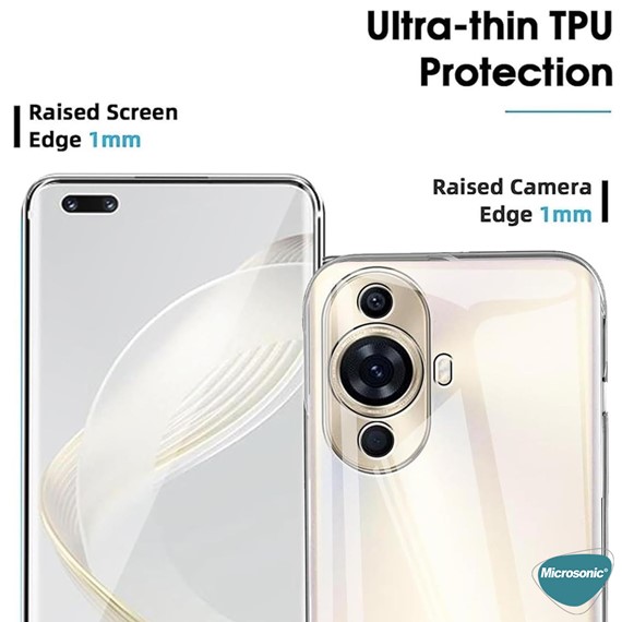 Microsonic Huawei Nova 12S Kılıf Transparent Soft Şeffaf 4