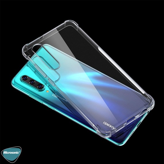 Microsonic Shock Absorbing Kılıf Huawei P Smart Pro Şeffaf 3