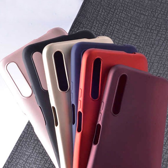 Microsonic Matte Silicone Huawei P Smart Pro Kılıf Lacivert 4