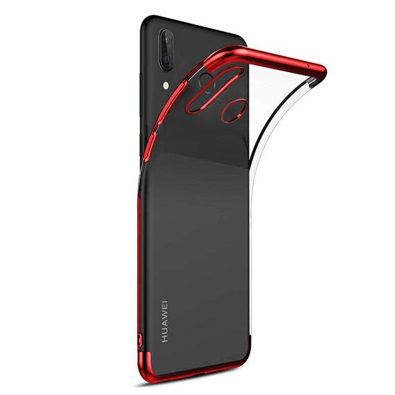 Microsonic Huawei P Smart Z Kılıf Skyfall Transparent Clear Kırmızı 2