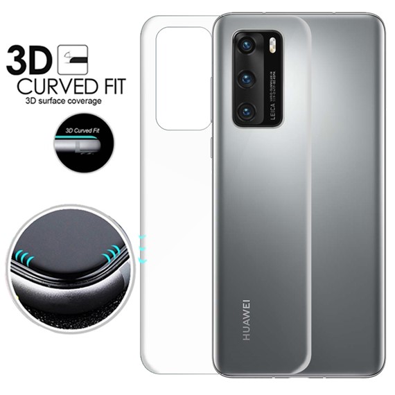 Microsonic Huawei P40 Ön Arka Kavisler Dahil Tam Ekran Kaplayıcı Film 2