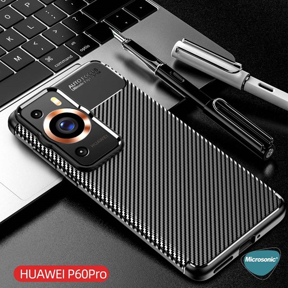 Microsonic Huawei P60 Pro Kılıf Legion Series Siyah 6