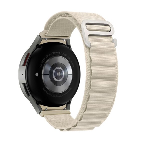Microsonic Samsung Galaxy Watch 3 41mm Kordon Alpine Loop Bej 1