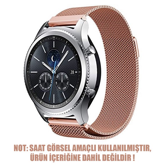 Microsonic Huawei Watch GT3 42mm Milanese Loop Kordon Rose Gold 2