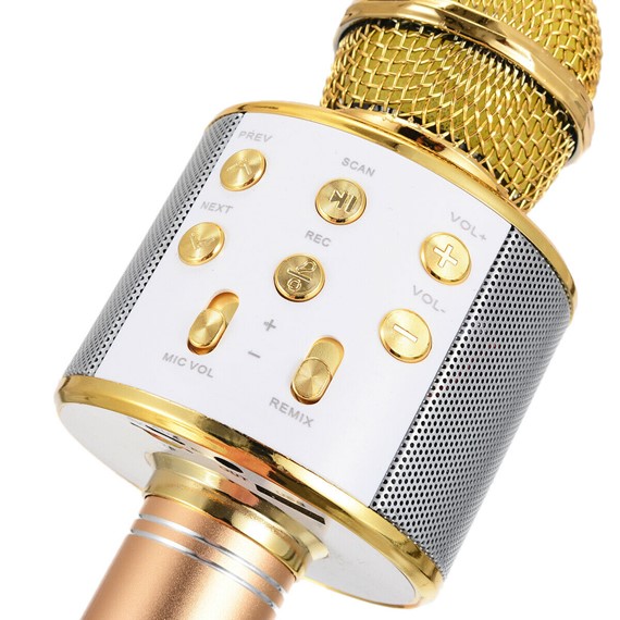 Microsonic Karaoke Bluetooth Mikrofon Pembe 4