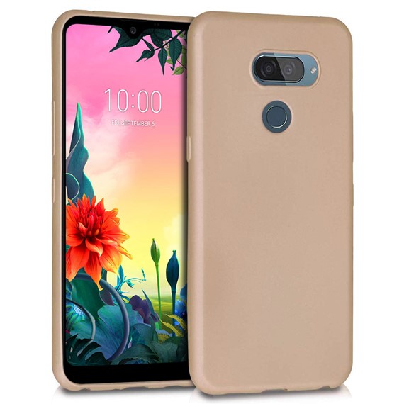 Microsonic Matte Silicone LG K40s Kılıf Gold 1