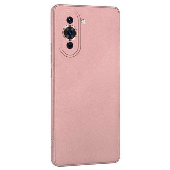 Microsonic Matte Silicone Huawei Nova 10 Pro Kılıf Rose Gold 2