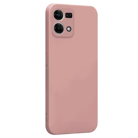 Microsonic Matte Silicone Oppo Reno 7 4G Kılıf Rose Gold 2