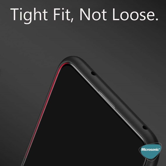 Microsonic Matte Silicone Xiaomi Redmi 12 4G Kılıf Siyah 4