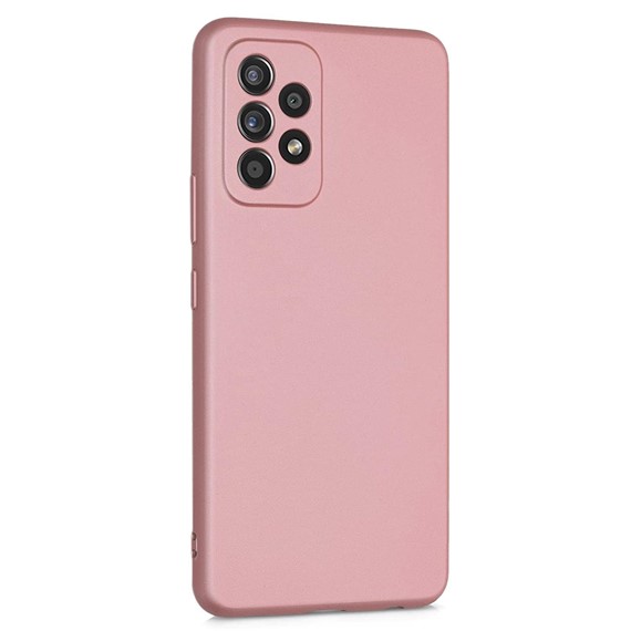 Microsonic Matte Silicone Samsung Galaxy A23 Kılıf Rose Gold 2