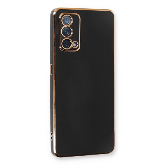 Microsonic Oppo A74 4G Kılıf Olive Plated Siyah 1