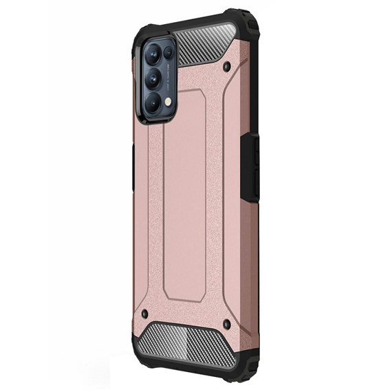 Microsonic Oppo Reno 5 Pro 5G Kılıf Rugged Armor Rose Gold 2