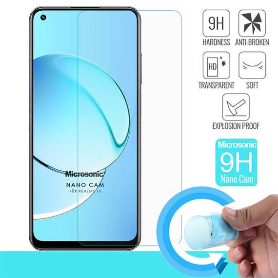 Microsonic Realme 10 4G Nano Glass Cam Ekran Koruyucu 2