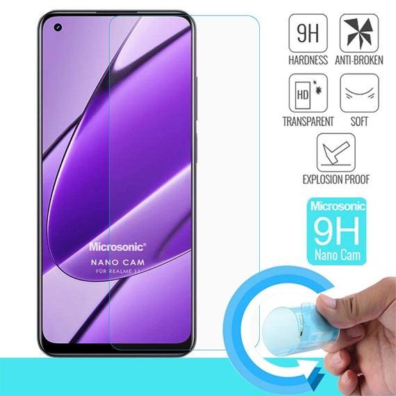 Microsonic Realme 11 4G Nano Glass Cam Ekran Koruyucu 2